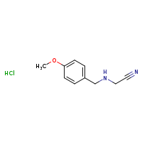 2-{[(4-methoxyphenyl)methyl]amino}acetonitrile hydrochloride