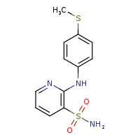 2-{[4-(methylsulfanyl)phenyl]amino}pyridine-3-sulfonamide