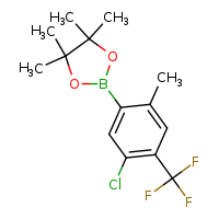 2-[5-chloro-2-methyl-4-(trifluoromethyl)phenyl]-4,4,5,5-tetramethyl-1,3,2-dioxaborolane