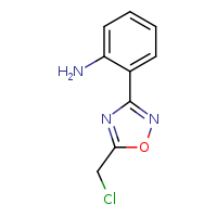 2-[5-(chloromethyl)-1,2,4-oxadiazol-3-yl]aniline
