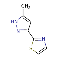 2-(5-methyl-1H-pyrazol-3-yl)-1,3-thiazole