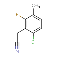 2-(6-chloro-2-fluoro-3-methylphenyl)acetonitrile