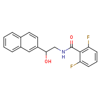 2,6-difluoro-N-[2-hydroxy-2-(naphthalen-2-yl)ethyl]benzamide