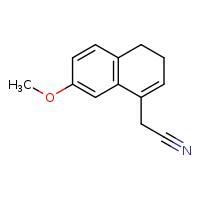 2-(7-methoxy-3,4-dihydronaphthalen-1-yl)acetonitrile