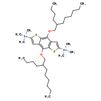 {2,8-bis[(2-butyloctyl)oxy]-11-(trimethylstannyl)-4,10-dithiatricyclo[7.3.0.0³,?]dodeca-1(9),2,5,7,11-pentaen-5-yl}trimethylstannane