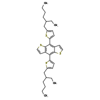 2,8-bis[5-(2-ethylhexyl)thiophen-2-yl]-4,10-dithiatricyclo[7.3.0.0³,?]dodeca-1,3(7),5,8,11-pentaene