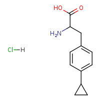 2-amino-3-(4-cyclopropylphenyl)propanoic acid hydrochloride