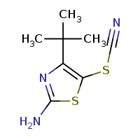 [(2-amino-4-tert-butyl-1,3-thiazol-5-yl)sulfanyl]formonitrile