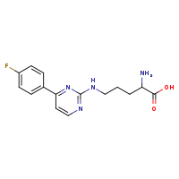 2-amino-5-{[4-(4-fluorophenyl)pyrimidin-2-yl]amino}pentanoic acid
