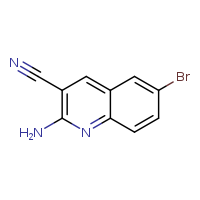 2-amino-6-bromoquinoline-3-carbonitrile