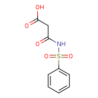 2-(benzenesulfonylcarbamoyl)acetic acid