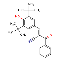 2-benzoyl-3-(3,5-di-tert-butyl-4-hydroxyphenyl)prop-2-enenitrile