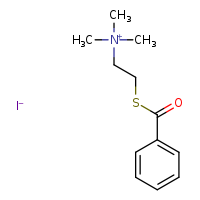 [2-(benzoylsulfanyl)ethyl]trimethylazanium iodide