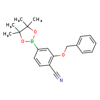 2-(benzyloxy)-4-(4,4,5,5-tetramethyl-1,3,2-dioxaborolan-2-yl)benzonitrile