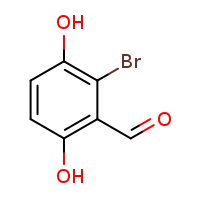 2-bromo-3,6-dihydroxybenzaldehyde