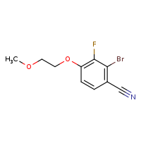 2-bromo-3-fluoro-4-(2-methoxyethoxy)benzonitrile