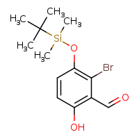2-bromo-3-[(tert-butyldimethylsilyl)oxy]-6-hydroxybenzaldehyde
