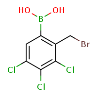 2-(bromomethyl)-3,4,5-trichlorophenylboronic acid