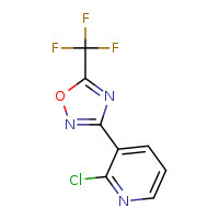 2-chloro-3-[5-(trifluoromethyl)-1,2,4-oxadiazol-3-yl]pyridine