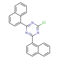 2-chloro-4,6-bis(naphthalen-1-yl)-1,3,5-triazine