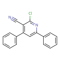 2-chloro-4,6-diphenylpyridine-3-carbonitrile