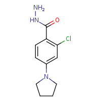 2-chloro-4-(pyrrolidin-1-yl)benzohydrazide