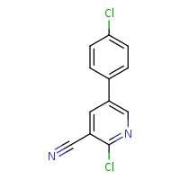 2-chloro-5-(4-chlorophenyl)pyridine-3-carbonitrile