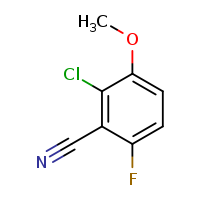 2-chloro-6-fluoro-3-methoxybenzonitrile