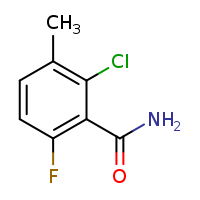 2-chloro-6-fluoro-3-methylbenzamide