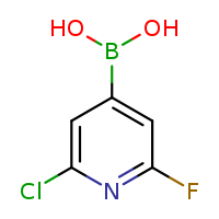 2-chloro-6-fluoropyridin-4-ylboronic acid