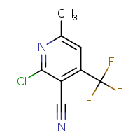 2-chloro-6-methyl-4-(trifluoromethyl)pyridine-3-carbonitrile