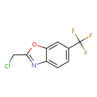 2-(chloromethyl)-6-(trifluoromethyl)-1,3-benzoxazole