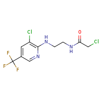 2-chloro-N-(2-{[3-chloro-5-(trifluoromethyl)pyridin-2-yl]amino}ethyl)acetamide