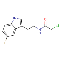 2-chloro-N-[2-(5-fluoro-1H-indol-3-yl)ethyl]acetamide
