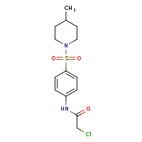 2-chloro-N-[4-(4-methylpiperidin-1-ylsulfonyl)phenyl]acetamide