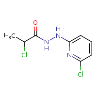 2-chloro-N'-(6-chloropyridin-2-yl)propanehydrazide
