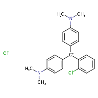 (2-chlorophenyl)bis[4-(dimethylamino)phenyl]methylium chloride
