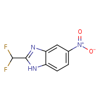 2-(difluoromethyl)-5-nitro-1H-1,3-benzodiazole