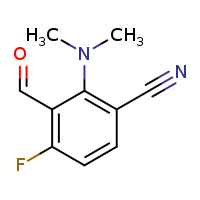 2-(dimethylamino)-4-fluoro-3-formylbenzonitrile