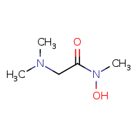 2-(dimethylamino)-N-hydroxy-N-methylacetamide