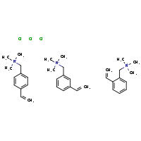 [(2-ethenylphenyl)methyl]trimethylazanium [(3-ethenylphenyl)methyl]trimethylazanium [(4-ethenylphenyl)methyl]trimethylazanium trichloride