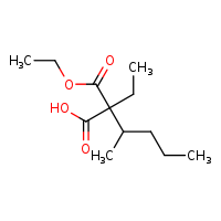 2-(ethoxycarbonyl)-2-ethyl-3-methylhexanoic acid