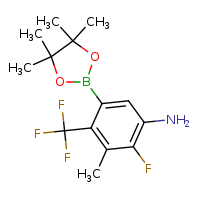 2-fluoro-3-methyl-5-(4,4,5,5-tetramethyl-1,3,2-dioxaborolan-2-yl)-4-(trifluoromethyl)aniline