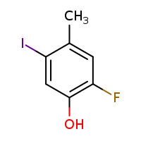 2-fluoro-5-iodo-4-methylphenol