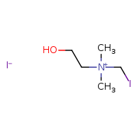(2-hydroxyethyl)(iodomethyl)dimethylazanium iodide