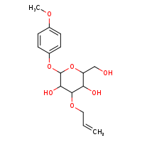 2-(hydroxymethyl)-6-(4-methoxyphenoxy)-4-(prop-2-en-1-yloxy)oxane-3,5-diol