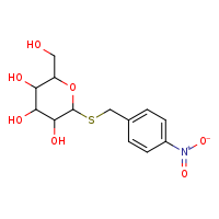 2-(hydroxymethyl)-6-{[(4-nitrophenyl)methyl]sulfanyl}oxane-3,4,5-triol
