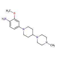 2-methoxy-4-[4-(4-methylpiperazin-1-yl)piperidin-1-yl]aniline
