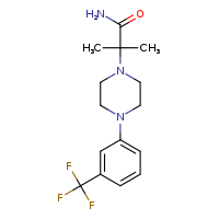 2-methyl-2-{4-[3-(trifluoromethyl)phenyl]piperazin-1-yl}propanamide