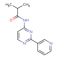 2-methyl-N-[2-(pyridin-3-yl)pyrimidin-4-yl]propanamide